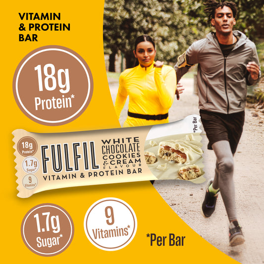 White Chocolate Cookies & Cream Protein Bar - 15x55g