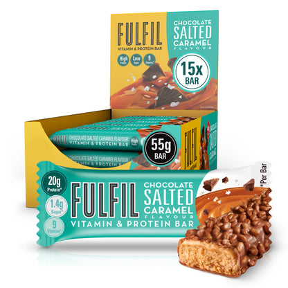 Chocolate Salted Caramel Protein Bar - 15x55g