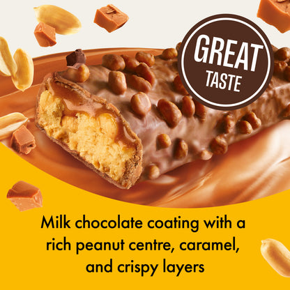 Chocolate Peanut and Caramel Protein Bar - 15x55g
