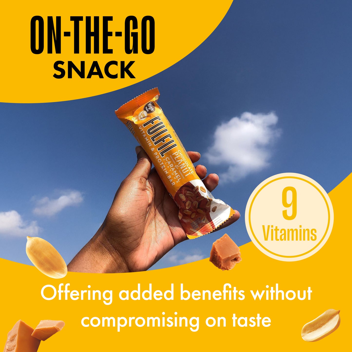 Chocolate Peanut and Caramel Protein Bar - 15x55g
